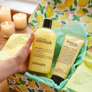 NIB Philosophy Sensory Sanctuary Duo: Iced Mint Lemonade & Lemon Custard